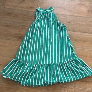 Rachel Zoe Emerald and Ivory Striped Dress